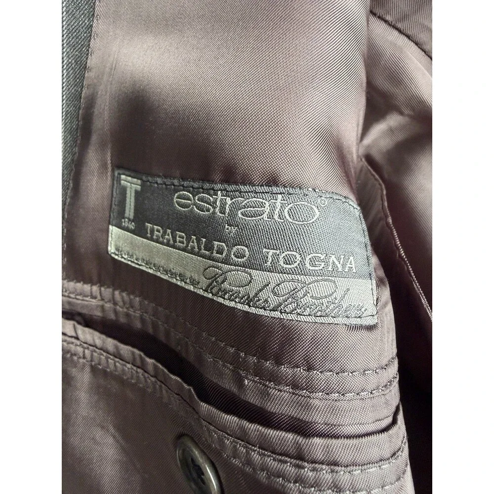 Brooks Brothers 1818 Madison 44L Gray Pinstripe Wool Sport Coat Blazer USA